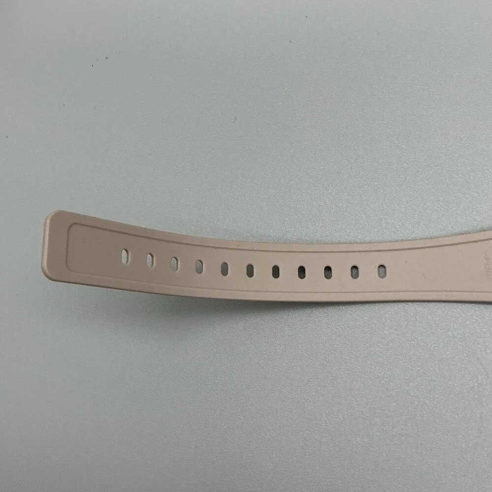 Casio 3299 LW-204 Womens Watch 35mm White Digital Beige Strap 30M WR Alarm